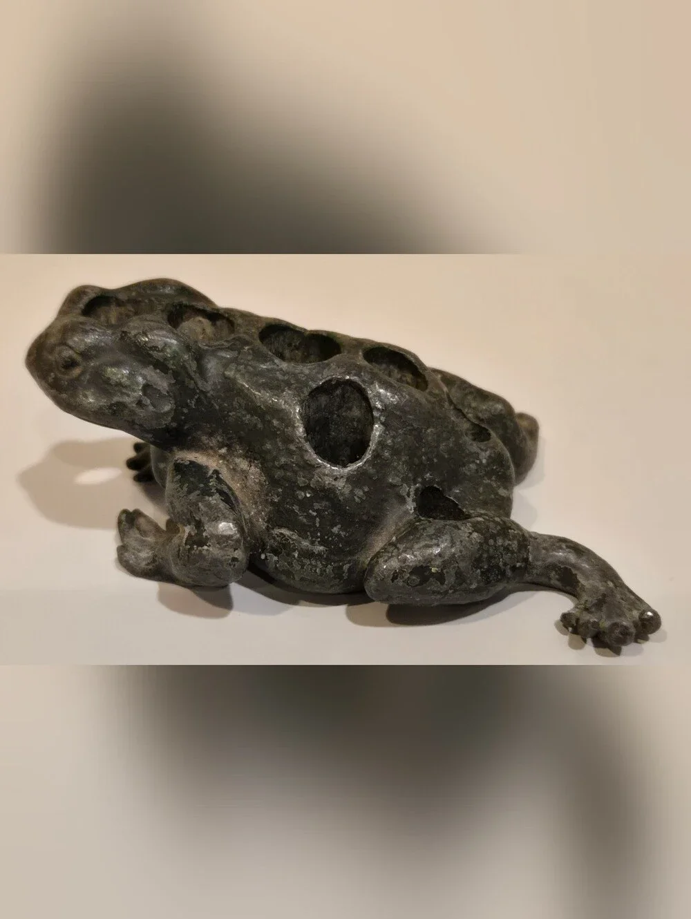 Antique Cast Iron Flower Frog